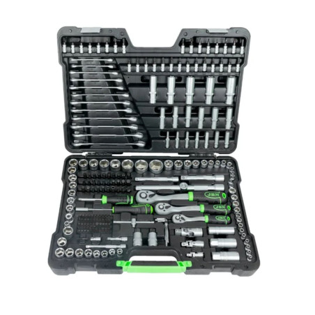 MALETÍN DE HERRAMIENTAS JBM 216 PIEZAS CON VASOS HEXAGONALES