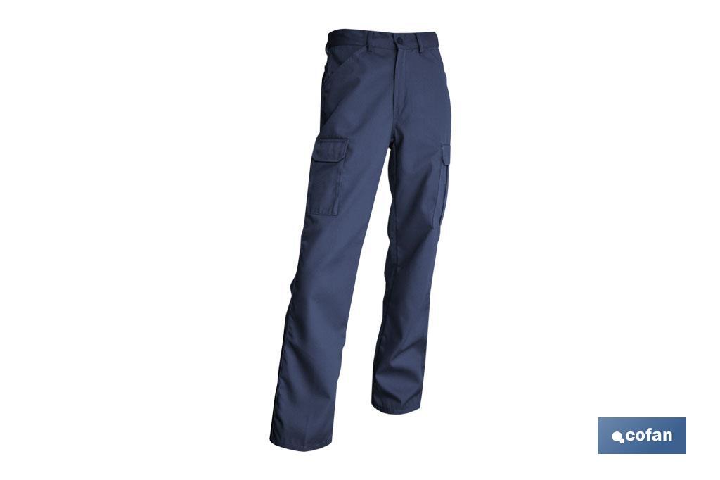 PANTALON TRABAJO SERVET 245 gms/m AZUL MARINO T-58