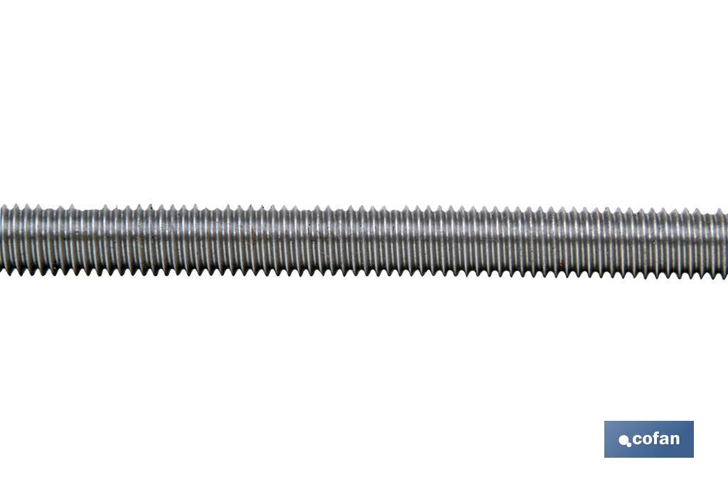 DIN-975 C-4.8 WHITWORTH  1 1/2  Z IZQUIERDAS