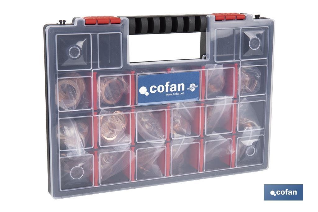 MALETIN 400 ARANDELAS DE COBRE