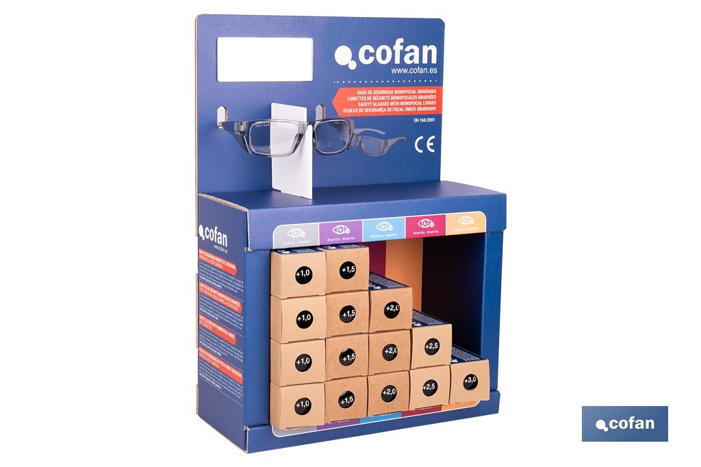 EXPOSITOR CON 20 GAFAS GRADUADAS