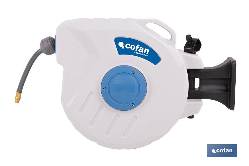 ENROLLADOR C/MANGUERA AIRE 24bar 15M Ø9,5*15mm