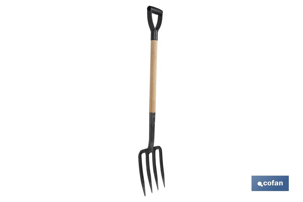 HORCA CAVAR CON MANGO DE MADERA 230 X 1050 MM 2100 G