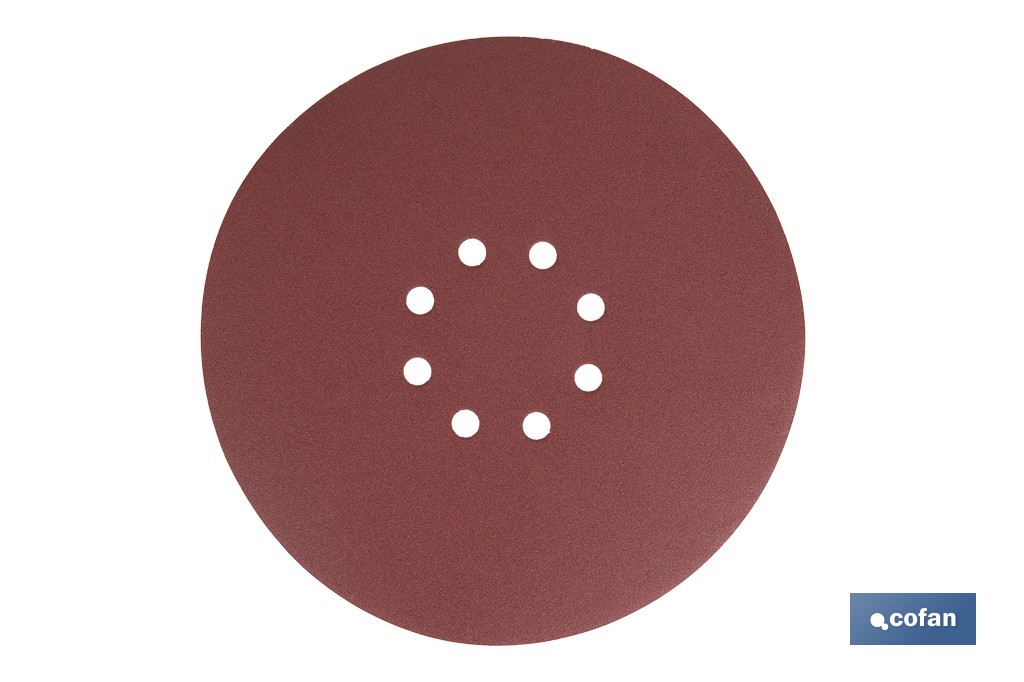 HOJA DE LIJADO LIJADORA PARED Y TECHO 8 AGUJEROS Ø225 MM G 150