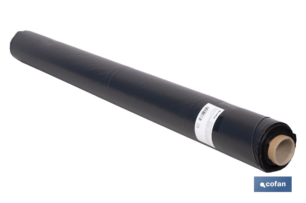 ROLLO FILM PE NEGRO GALGA 400 4 X 10 M