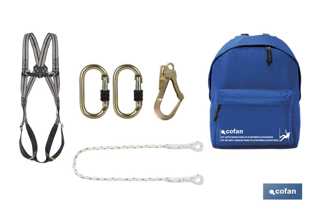 KIT ANTICAÍDAS PARA PLATAFORMA ELEVADORA