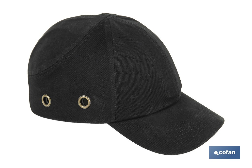 GORRA SPORT SEGURIDAD NEGRA