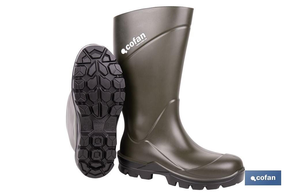 BOTA AGUA PU VERDE O4 SR MOD.NALON T-36