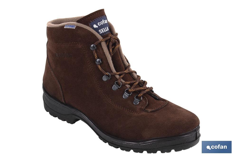 BOTA TREKKING MARRÓN HIDRÓFUGA MODELO SELLA T-41