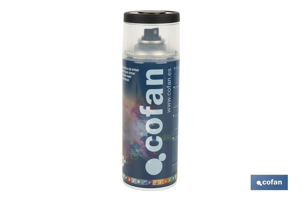 PINTURA ACRIL. 400ML 9005-NEGRO MATE