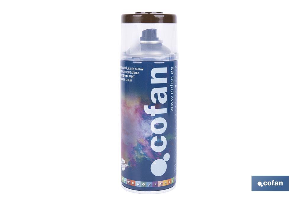 PINTURA ACRIL. 400ML - 8014 MARRÓN SEPIA