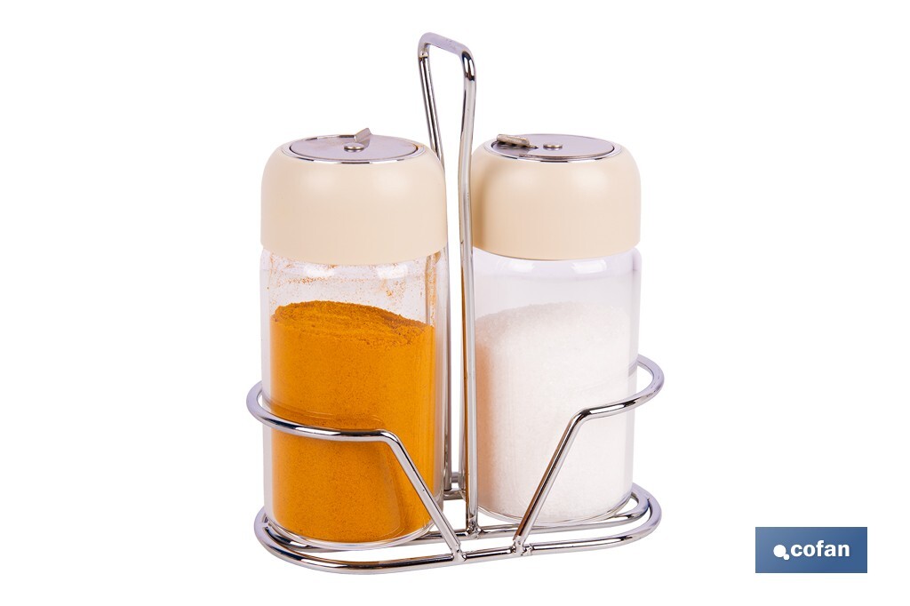 SET DE SAL Y PIMIENTA GAMA LAUREL COLOR BEIGE