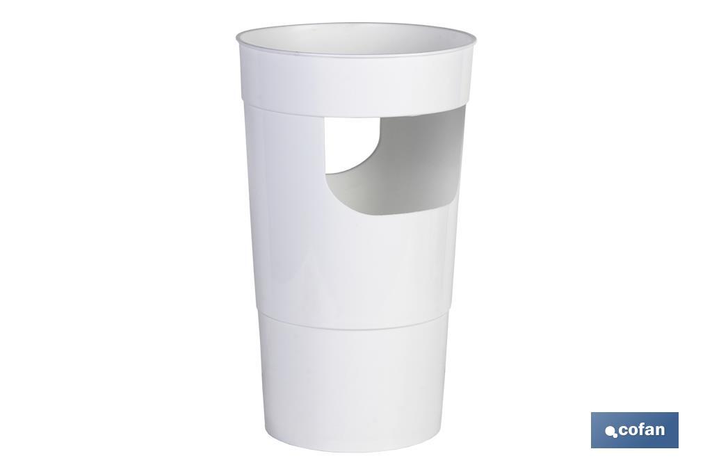 PARAGÜERO  BLANCO  POLIPROPILENO 27 X 20.6 X 45 X CM venta unitaria