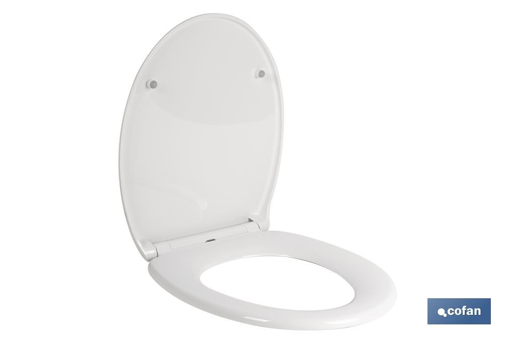 TAPA WC  FORMA OVAL LIBERACIÓN RAPIDA 44.9 X 37.5 CM