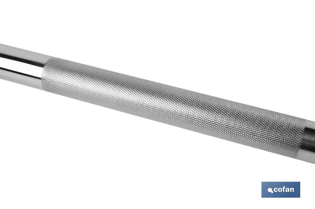 BARRA DE APOYO RECTA ANTIDESLIZANTE DE ACERO INOXIDABLE 304 (50 X 2.5 CM)