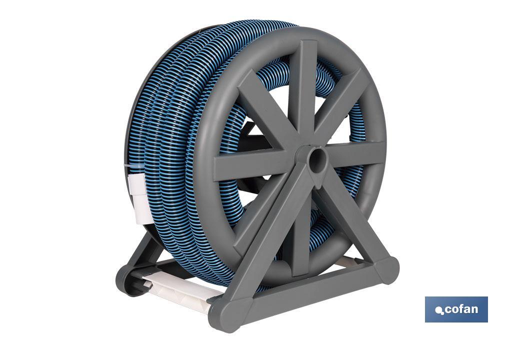 ENROLLADOR MANGUERA EVA 13 M X 38 MM PARA PISCINAS 480 X 320 X 520 MM