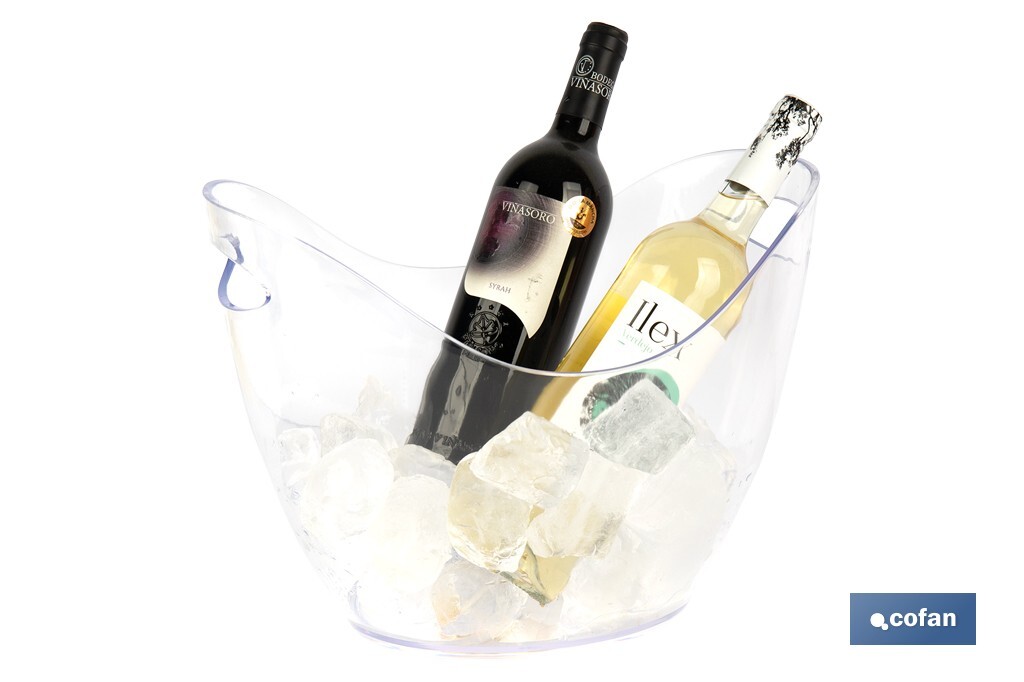 CUBITERA TRANSPARENTE POLIESTIRENO 8 L