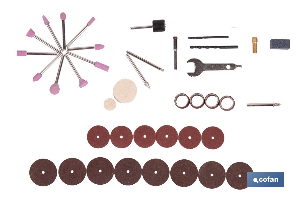 KIT ACCESORIOS MULTIHERRAMIENTA ROTATIVA 50001245
