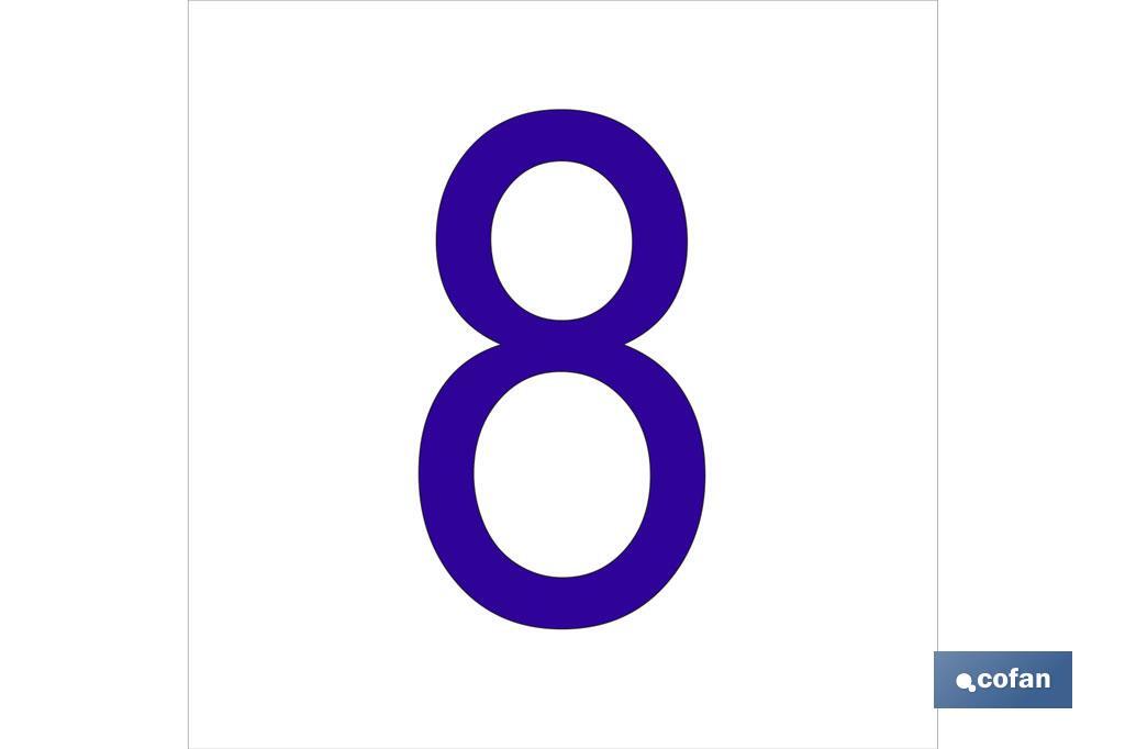 SEÑAL GLASSPACK ADHESIVA 62X62MM.