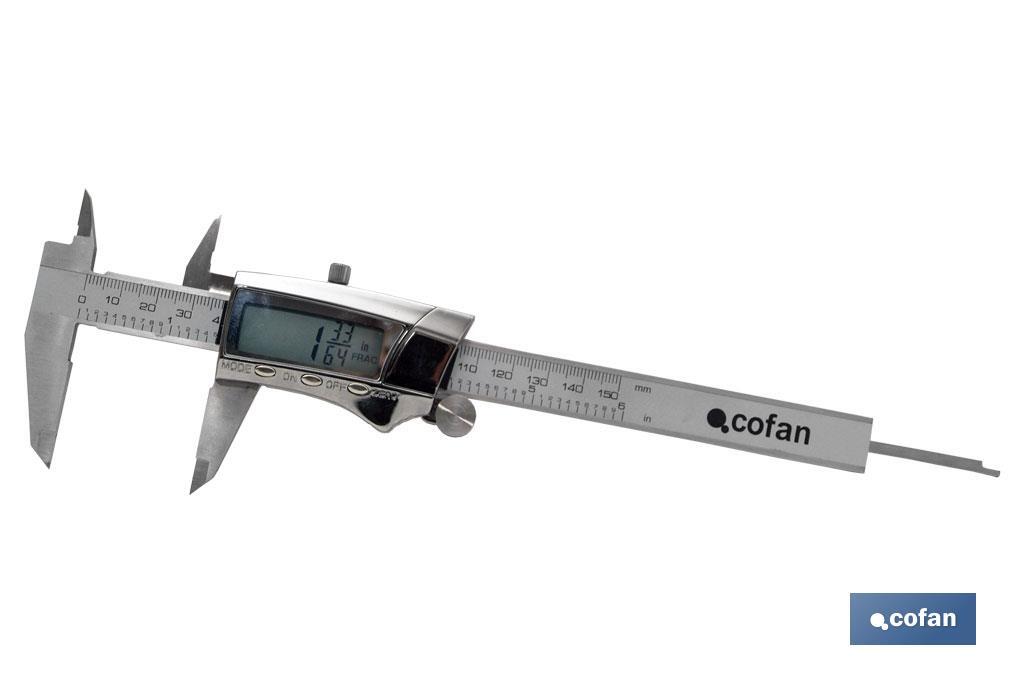 CALIBRE DIGITAL INOX 0-160 CALIBRE DIGITAL INOX 0-160