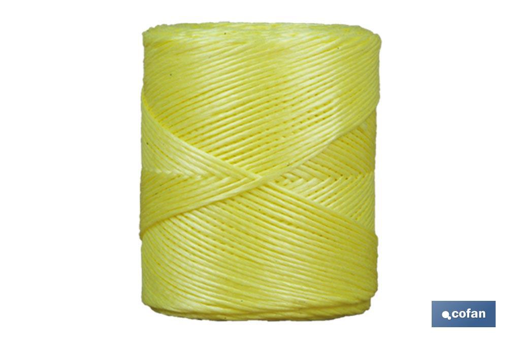 BOBINA HILO RAFIA/ 600 750 GRS AMARILLO BOBINA HILO RAFIA/ 600 750 GRS AMARILLO