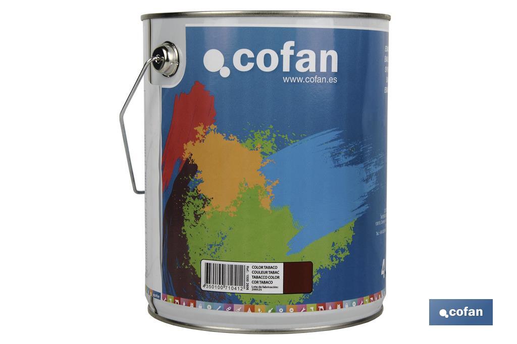 ESMALTE SINTÉTICO (4 L) COLOR TABACO