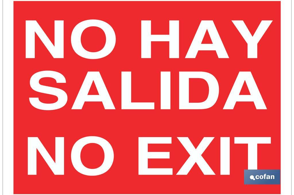 SEÑAL LUMINESCENTE 210X148MM.