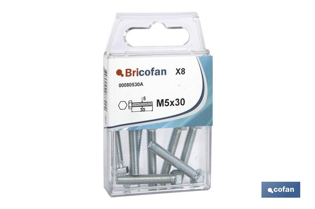 BL 7 UDS. DIN-933 M-6X30 Z BL 7 UDS. DIN-933 M-6X30 Z