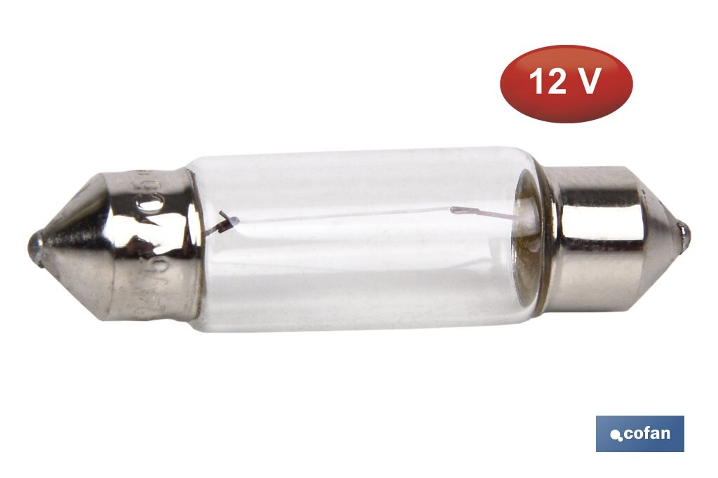 LÁMPARA PLAFONIER C5W (11X38MM) 12V