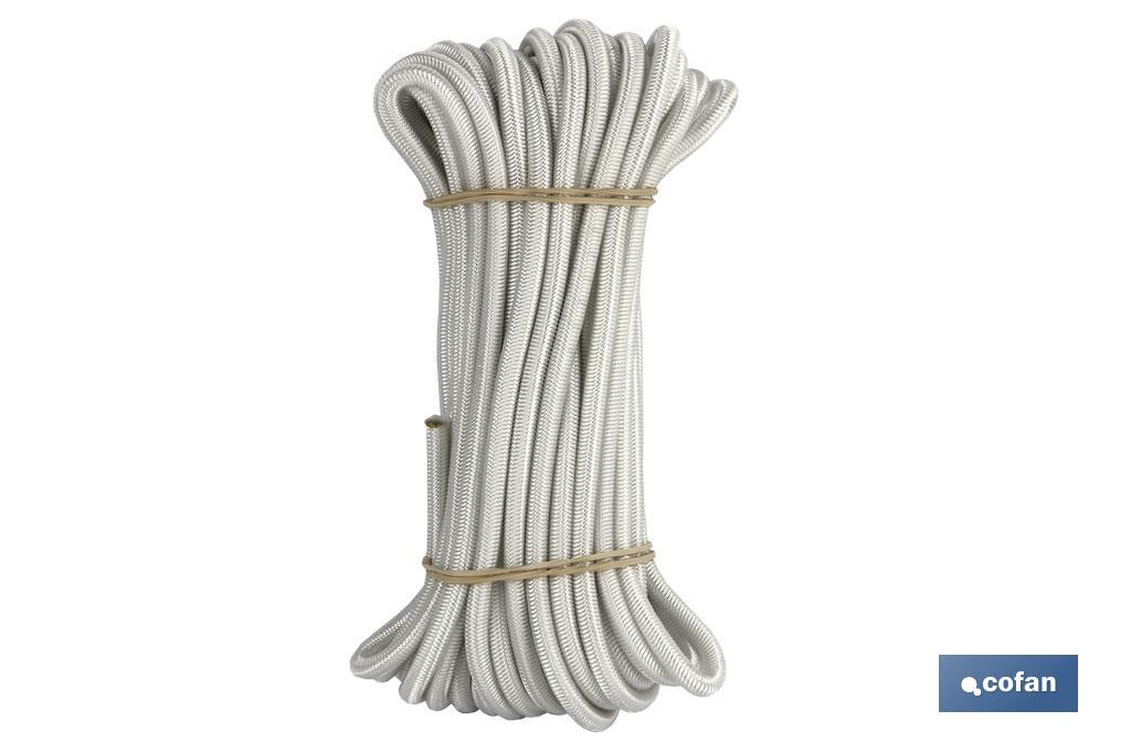 MADEJA CUERDA ELÁSTICA 6MM 10M BLANCO MADEJA CUERDA ELÁSTICA 6MM 10M BLANCO
