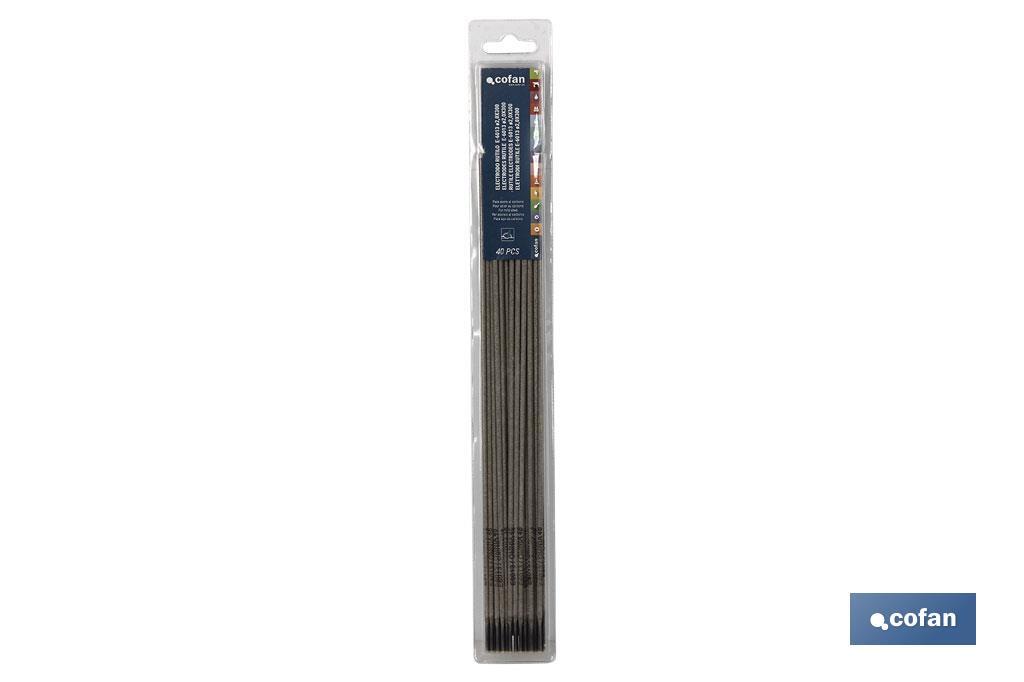 BLÍSTER ELECTRODOS RUTILO E-6013 ø2,0X300 40 UDS BLÍSTER ELECTRODOS RUTILO E-6013 ø2,0X300 40 UDS
