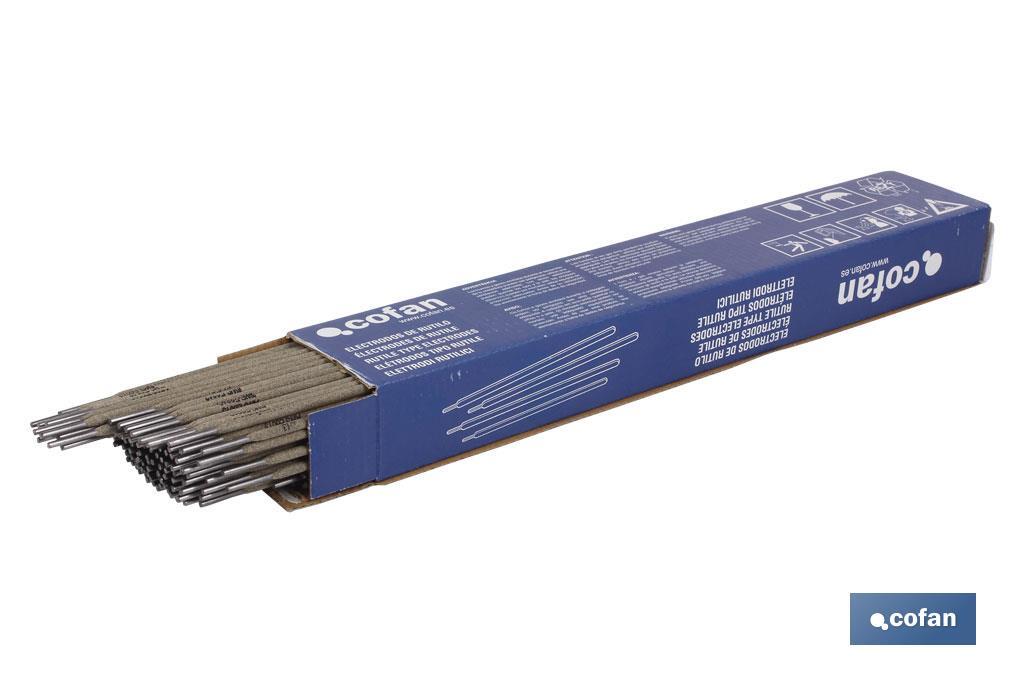 ELECTRODOS DE RUTILO E-6013 Ø2 MM 175 UDS. VENTA UNITARIA ELECTRODOS DE RUTILO E-6013 Ø2 MM 175 UDS. VENTA UNITARIA