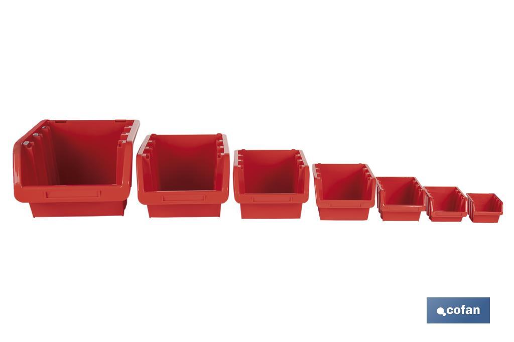 GAVETA ROJA 390 X 240 X 180 MM