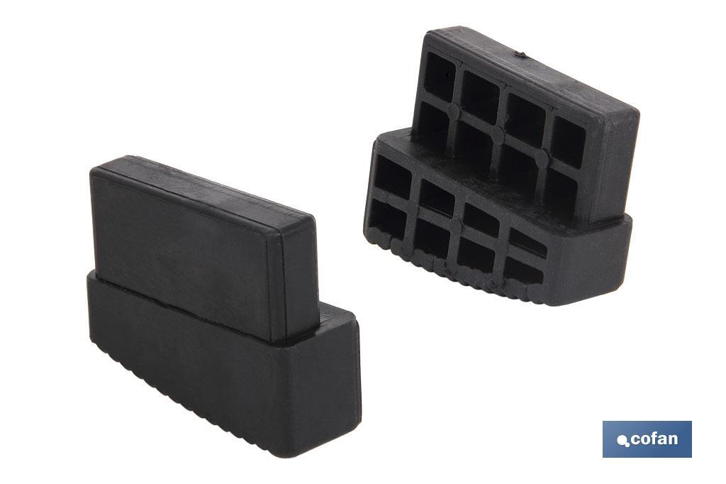 KIT 2 TACOS ESCALERA REFORZADA (IZQ/DER) 60X20MM KIT 2 TACOS ESCALERA REFORZADA (IZQ/DER) 60X20MM