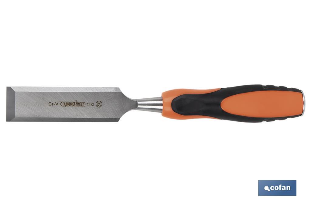 FORMÓN CON MANGO BIMATERIAL ANCHO DE CORTE 32 MM