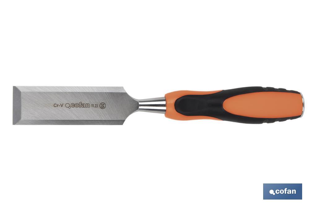 FORMÓN CON MANGO BIMATERIAL ANCHO DE CORTE 35 MM