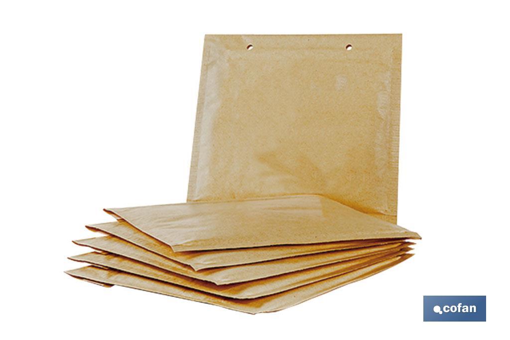 PACK DE 5 SOBRES KRAFT CON BURBUJA 200X175 MM PACK DE 5 SOBRES KRAFT CON BURBUJA 200X175 MM