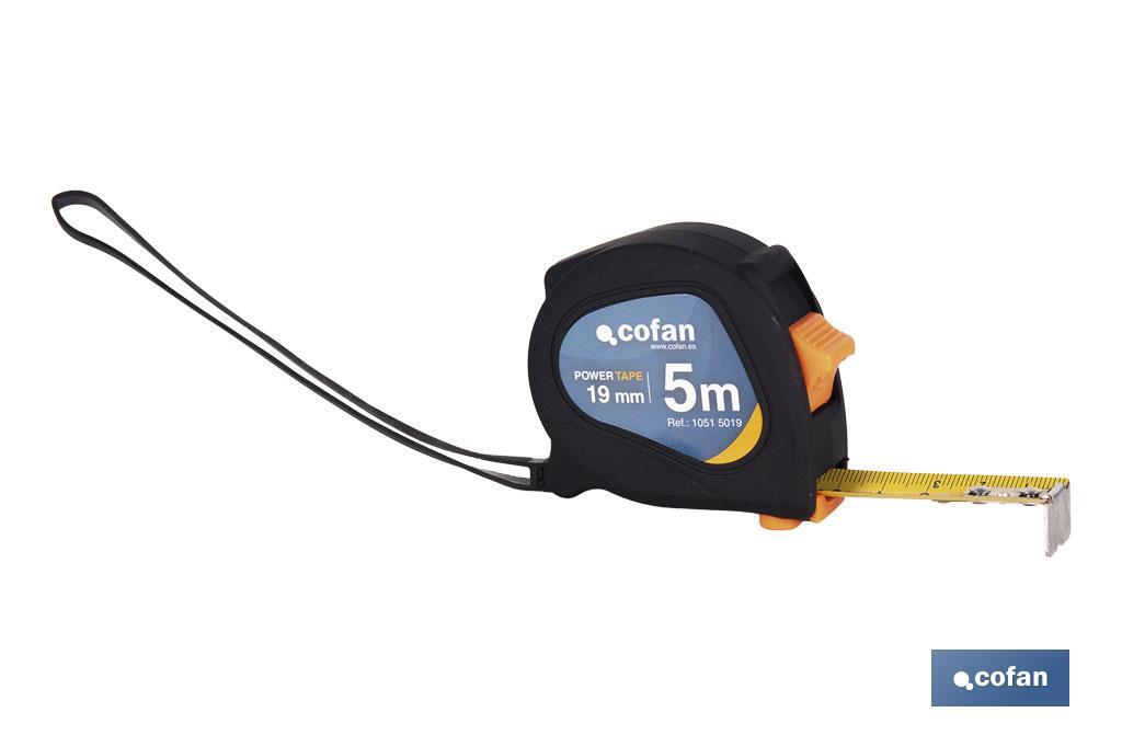 FLEXÓMETRO ANTIDESLIZANTE 19 MM X 5 M