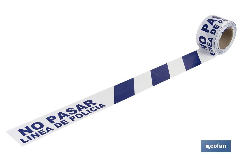 CINTA BALIZ. LINEA POLICIA 80MMX100MTS CINTA BALIZ. LINEA POLICIA 80MMX100MTS