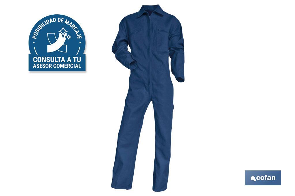 MONO DE TRABAJO TESLA 245gms/m AZUL MARINO T-XL MONO DE TRABAJO TESLA 245gms/m AZUL MARINO T-XL