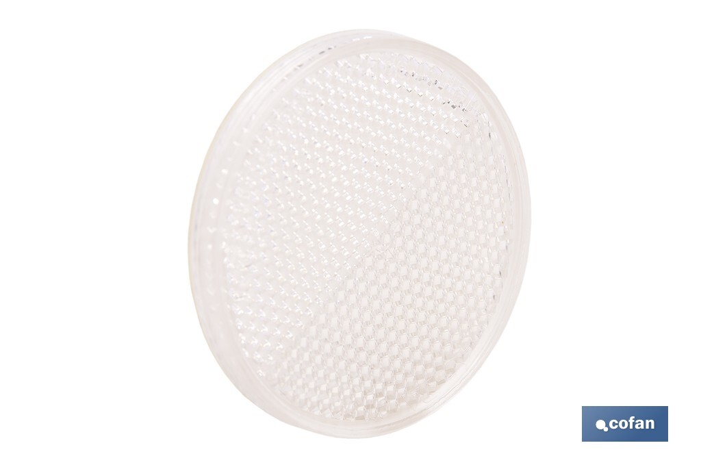 CATADIÓPTRICO REDONDO BLANCO Ø 60 MM ADHESIVO