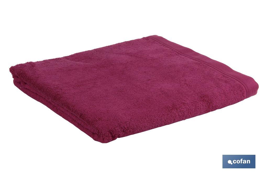 TOALLA DUCHA PÚRPURA GR.580/M2 MODELO MAR ROJO 70X140cm TOALLA DUCHA PÚRPURA GR.580/M2 MODELO MAR ROJO 70X140cm