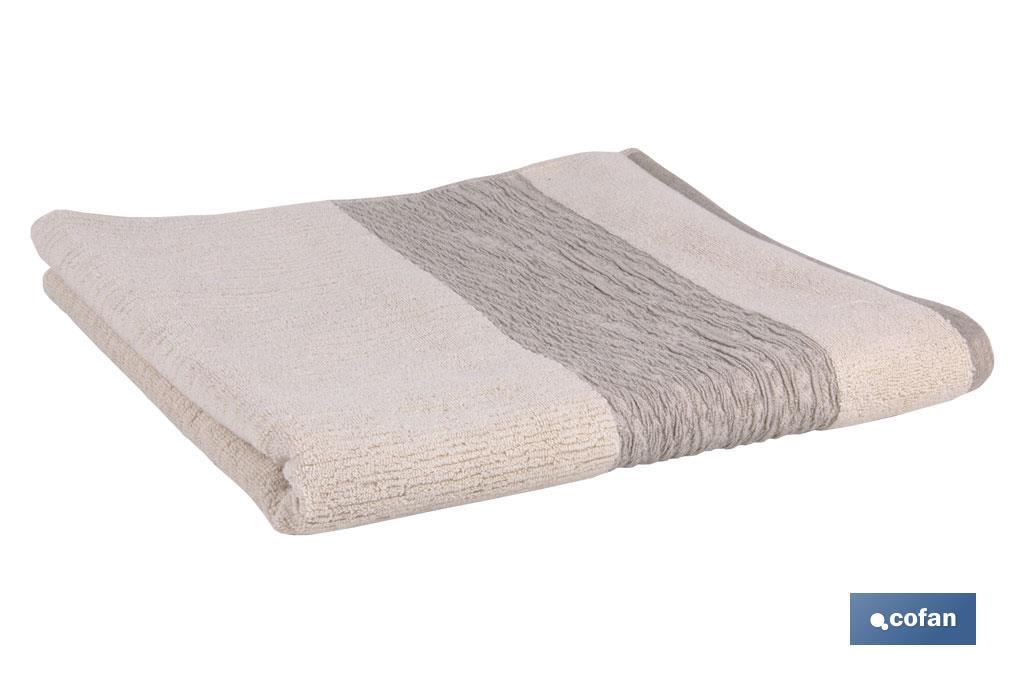 TOALLA DUCHA NATURE GR.600/M2 MODELO ALMA 70X140cm TOALLA DUCHA NATURE GR.600/M2 MODELO ALMA 70X140cm