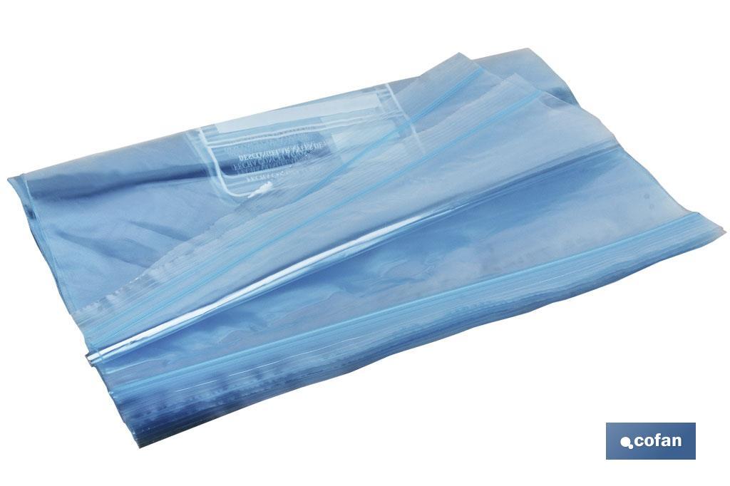 BOLSAS ZIP MEDIANA 27 X 28 15UDS