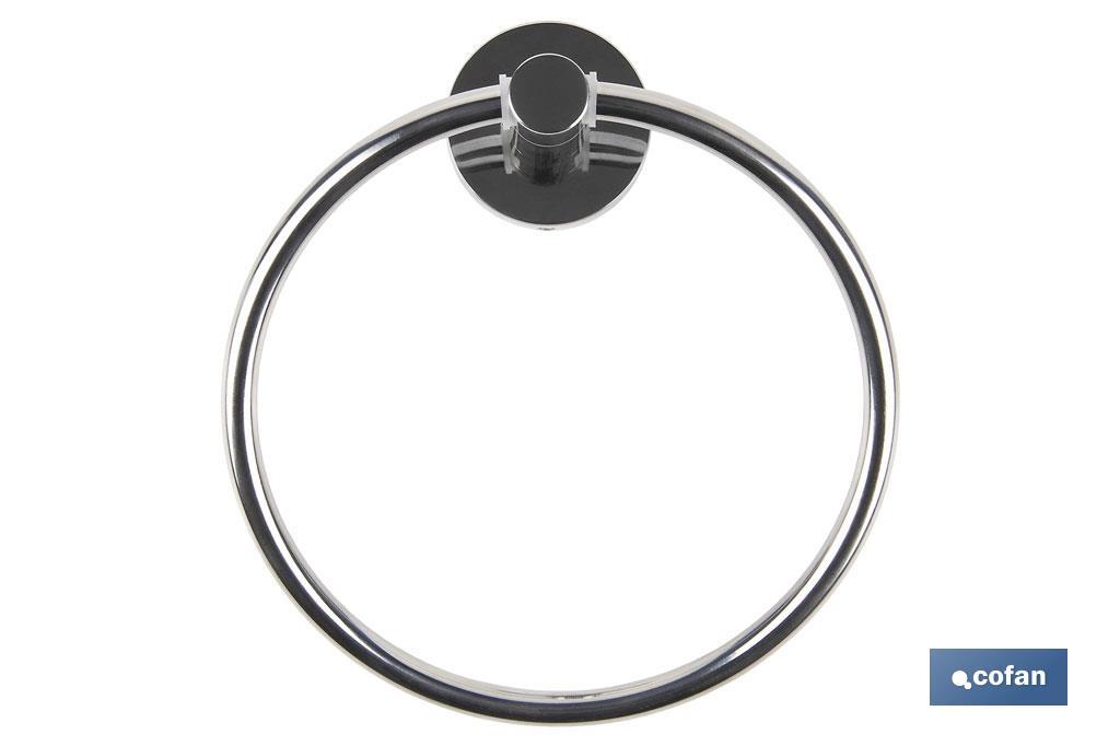 TOALLERO CIRCULAR GAMA LAGOA INOX 304  BRILLO