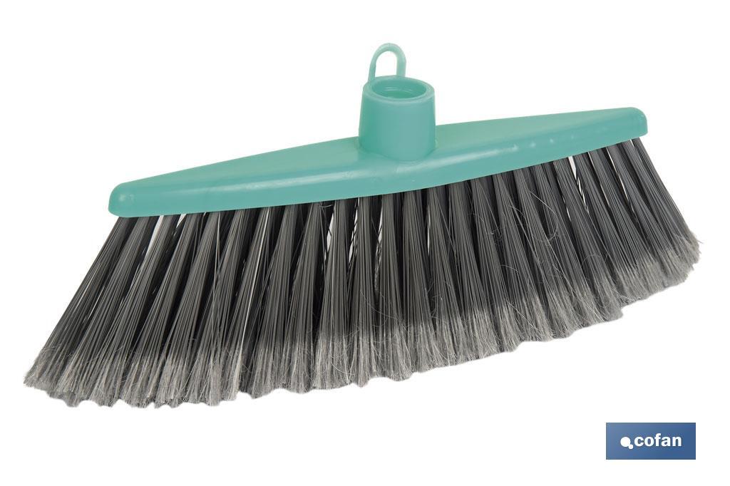 CEPILLO DE BARRER PLUMADO PEQUEÑOS ESPACIOS VERDE AGUA 33 X 8 X 9.5 cm (11) CM)
