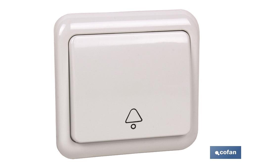 PULSADOR EMPOTRAR MODELO PACIFIC BLANCO 10A PULSADOR EMPOTRAR MODELO PACIFIC BLANCO 10A