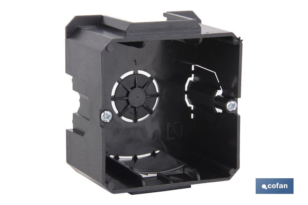 CAJA EMPOTRAR MECANISMOS UNIVERSAL 67X77X42 5 ENTRADAS TUBO CAJA EMPOTRAR MECANISMOS UNIVERSAL 67X77X42 5 ENTRADAS TUBO