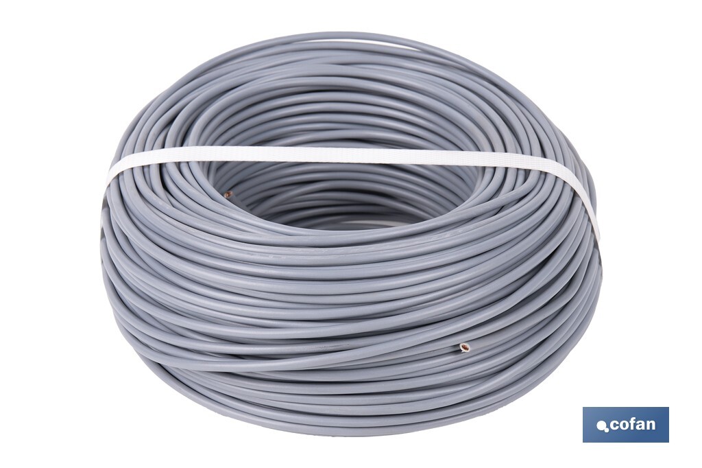 ROLLO CABLE H07V-K 1X4MM2 GRIS (100 M)