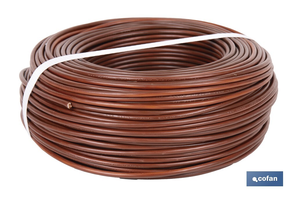 ROLLO CABLE H07V-K 1X4MM2 MARRÓN (100 M)